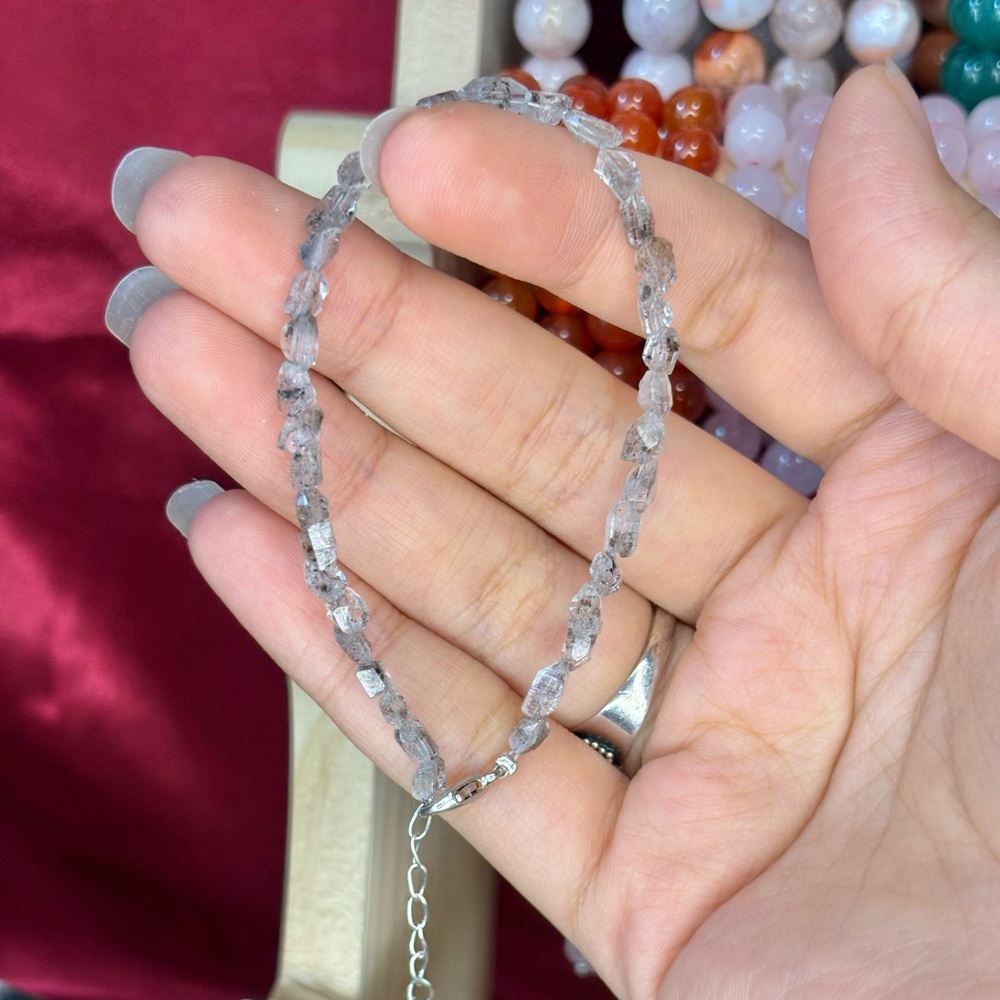 Herkimer Diamond Bracelet- Back in Stock 🙈🌟